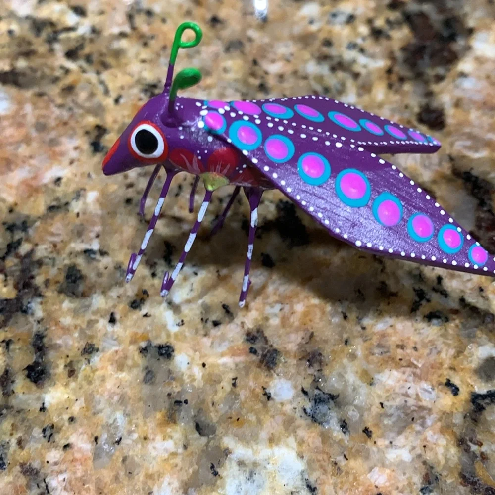 Colorful Decorative Fish Tank Ornament. Made in Mexico, rare, one of a kind